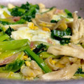 よしよしのキッチン☆'s cooksnap of when they made 法蓮草と舞茸の卵とじ.
