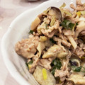 ♡me_mama♡'s cooksnap of when they made ぶなぴーと豚肉のマヨ粒マスタード醤油炒め.