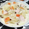 在宅勤務のおじさん's cooksnap of when they made 北欧風！絶品サーモンスープ.