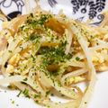 くまじ◎'s cooksnap of when they made 節約♡めんつゆマヨ味のもやし卵炒め♡.