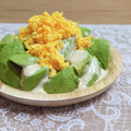Yukiまむ's cooksnap of when they made 炒り卵とアボカドサラダ☆マヨわさびソース.