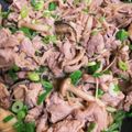 クックM860DG☆'s cooksnap of when they made 【お弁当】ポン酢で豚肉としめじの生姜焼き.