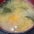 ☆あいちゃん's cooksnap of when they made かぼちゃとわかめのお味噌汁.