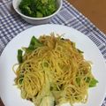 クック49L4Ho☆'s cooksnap of when they made 春キャベツと鮭フレークの超簡単パスタ.