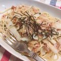 みるくクロワッサン's cooksnap of when they made 長芋の和風パスタ.