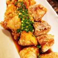 のぶぱっぱ's cooksnap of when they made 揚げないのにサクサク♪鶏もも肉の油淋鶏.