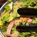ぽち太☆'s cooksnap of when they made えのきとベーコン炒めのリーフレタスサラダ.