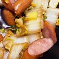 ☆cocoNatsu's cooksnap of when they made 白菜とウィンナのコンソメ醤油炒め.