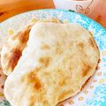 yukaco☻'s cooksnap of when they made 簡単で楽々ナン＊朝食に＊カレーと一緒に＊.