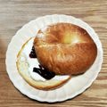 カプチーナ！'s cooksnap of when they made ♡ブルーベリー水切りヨーグルトベーグル♡.