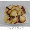 ちょこ☆ちょこ's cooksnap of when they made レンジで！りんごとさつまいものはちみつ煮.