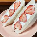 なちぞぞぞ's cooksnap of when they made フルーツサンド イチゴ.