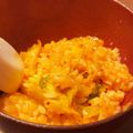 もっぴ…修行中's cooksnap of when they made 冷凍ご飯で♡キムチーズリゾット（雑炊？）.