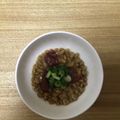 かおり♡♡♡'s cooksnap of when they made 納豆〜お酢、ネギ、梅干しでさっぱりと。.