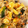 miumini's cooksnap of when they made 子どもも喜ぶ♪ほうれん草しらす炒飯.