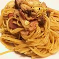 miho8751's cooksnap of when they made 「追いがつおつゆ」でつゆボナーラ.