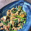 ⌘りなみちゃん⌘'s cooksnap of when they made 味付けなし！さんまの蒲焼とニラの卵とじ♪.