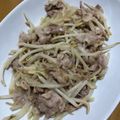 ☆hiroppy☆'s cooksnap of when they made 豚バラのもやし炒め.