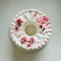 ももぱち's cooksnap of when they made スタバ風ꕤ桜のシフォンケーキ˚✧₊⁎.