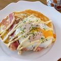 CHANx2's cooksnap of when they made ベーコンエッグのパンケーキ.
