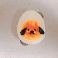 柴犬のお顔☆'s cooksnap of when they made ゆで卵ワンちゃん.