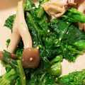 のののややや's cooksnap of when they made 菜の花と焼き舞茸の粒マスタード和え.