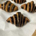 ayachip's cooksnap of when they made バイカラー（マーブル）クロワッサン.