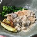 クックINJ98F☆'s cooksnap of when they made ほうれん草と鶏むね肉の味噌クリーム煮.
