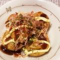 はっぴーゆりもん＊'s cooksnap of when they made 節約・簡単☆お好み焼き粉でたこ焼き☆.