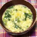 わたさな2016's cooksnap of when they made 簡単！葱玉のお味噌汁　ごま生姜風味.