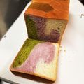 クックEY7ECG☆'s cooksnap of when they made お気に入り3色食パン.