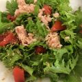海ちゃん大好き♡'s cooksnap of when they made わさび菜とツナの簡単サラダ.