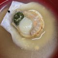 snow012's cooksnap of when they made ベビーホタテ(ホタテ稚貝)のお味噌汁.