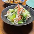 そろそろねんね's cooksnap of when they made 青梗菜(チンゲンサイ)カニカマの中華和え.