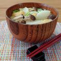 Yukiまむ's cooksnap of when they made 絶対美味！家のお味噌汁♪カブとしめじ入り.