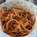マールマル's cooksnap of when they made お肉たっぷりボロネーゼパスタ.