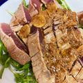 arku's cooksnap of when they made 絶品☆フライパンでまぐろの漬けステーキ.