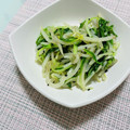 みぎわ's cooksnap of when they made 水菜ともやしのごま塩ナムル風.
