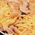 ゆ→ちむ❦180SX's cooksnap of when they made 豚こま和風パスタ.