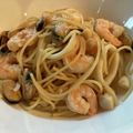 クックNIWDO4☆'s cooksnap of when they made 簡単！シーフードミックス☆めんつゆパスタ.