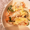 奈々1258's cooksnap of when they made 鮭と卵の混ぜ寿司.