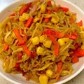 あい♪らんど's cooksnap of when they made 切干し大根とウインナーのカレーマヨ炒め.