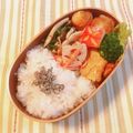 yesmama's cooksnap of when they made お弁当に♡りんごの飾り切り♡花びら.