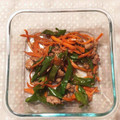らんぶ♥'s cooksnap of when they made 豚肉とししとうのピリ辛炒め.
