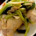 MULA's cooksnap of when they made ほうれん草と手羽元ガーリック塩バター炒め.