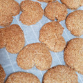 ハモーサ✩385's cooksnap of when they made 卵不使用サックサク全粒粉クッキー.