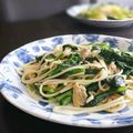 こうゆちゃん's cooksnap of when they made アサリ缶詰で簡単！あさりと菜の花のパスタ.