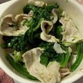 ayu's cooksnap of when they made しゃぶしゃぶ肉でほうれん草の温サラダ.