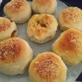 camel♪'s cooksnap of when they made 焼きカレーパン✿手ごねで♡.