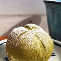 monjimari's cooksnap of when they made ベジパン 小松菜パン 野菜練込み生地.